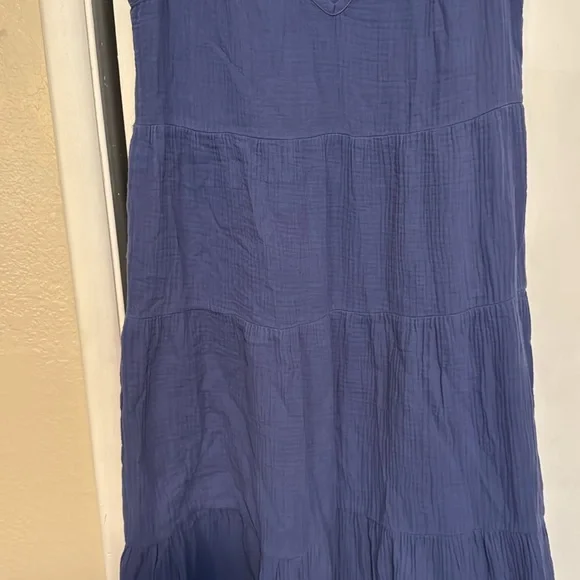 Marine Layer Corinne Double Cloth Maxi Dress - Picture 3 of 4